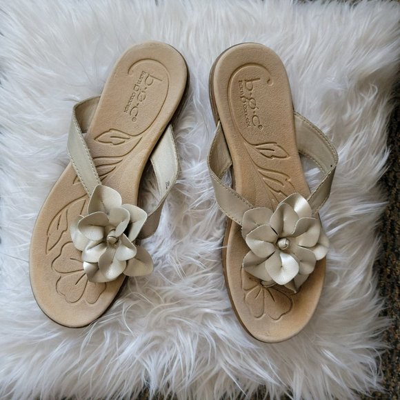 Boc flower cheap flip flops